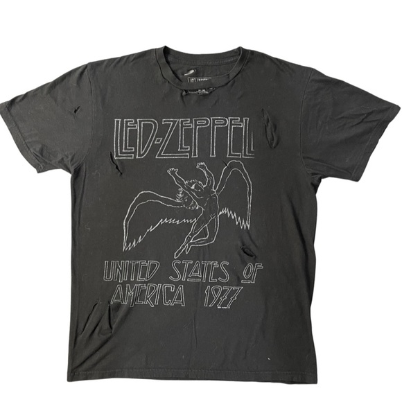 Led-Zeppelin Short Sleeve w/ Custom Cuts - Picture 2 of 7